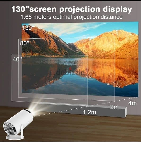 بروجيكتور Smart projector HY300 6