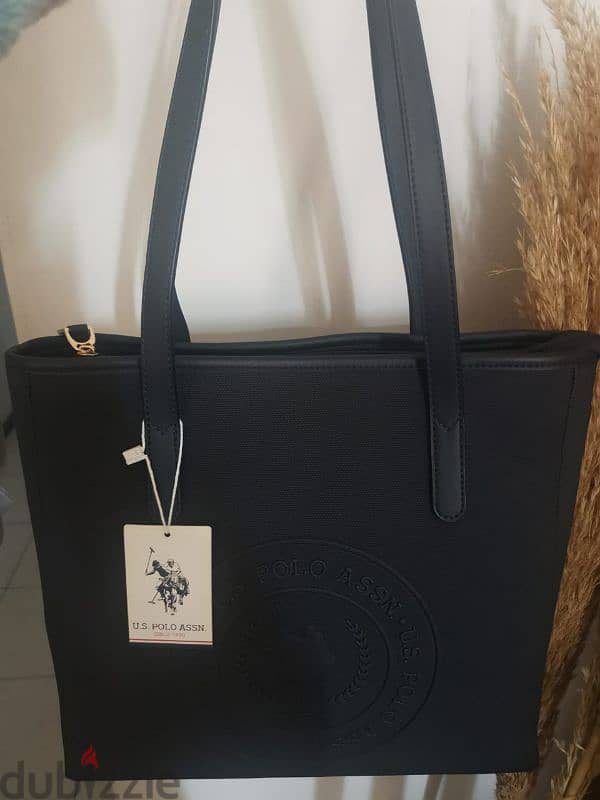 A brand new original dark blue U. S POLO women shoulder bag 1