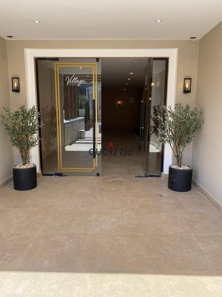 fully finished apartment with air conditioners, in Village West El Sheikh Zayed with option for delivery 4