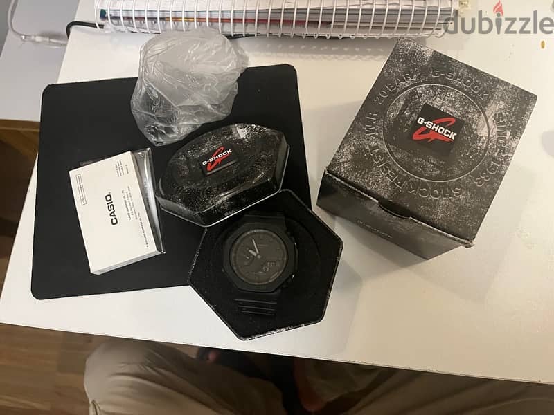 g-shock 2100 full black 1