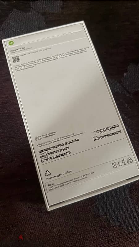 iPhone 16 pro max black - 1TB 1