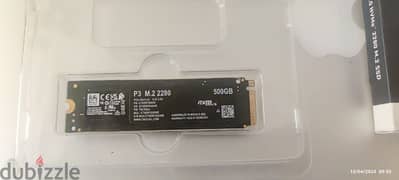 Crucial P3 500 GB nvme ssd m. 2 0