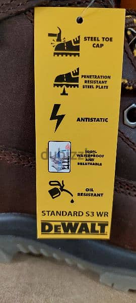 DEWALT SHOSE SIZE 41 original for safety 10