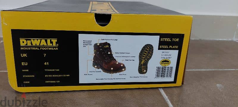 DEWALT SHOSE SIZE 41 original for safety 13