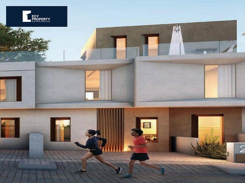 Townhouse for Resale with Prime Location on Greenery Landscape with Down Payment in Sodic Vye in New Zayed 1