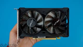 كارت شاشه PNY GeForce GTX 1650 سعة 4 جيجا بايت GDDR6 بمروحة مزدوجة