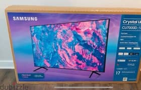 Samsung TV crystal UHD 4k  55’inch with remote control