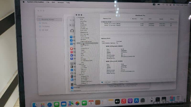 MacBook Pro (13-inch, core i5 , 2020) - Technical Specifications 8