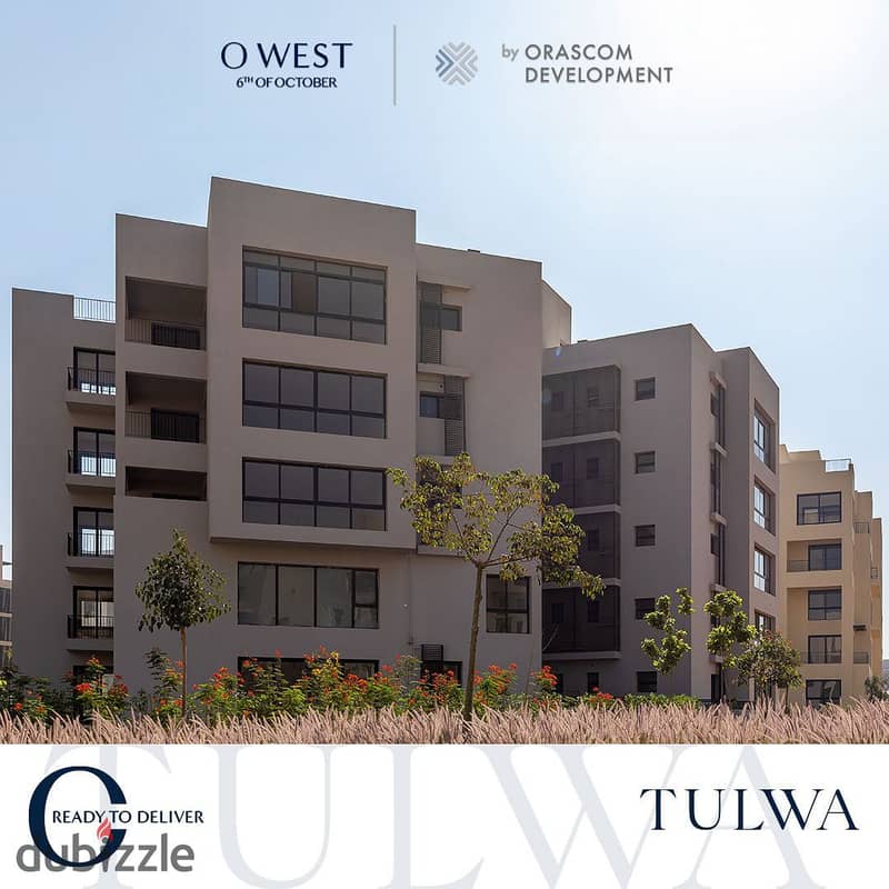 Duplex ground floor for sale ready to deliver fully finished at O WEST compound october orascom 7