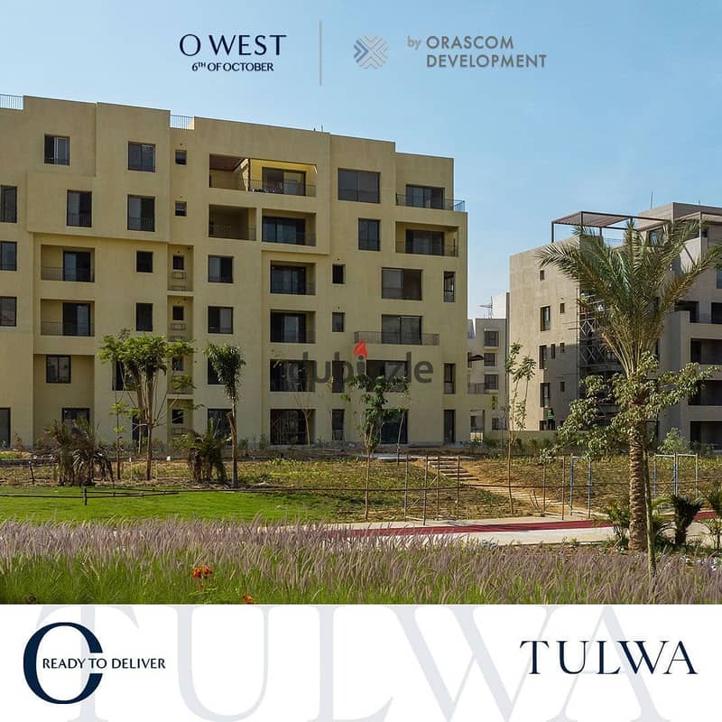 Duplex ground floor for sale ready to deliver fully finished at O WEST compound october orascom 9