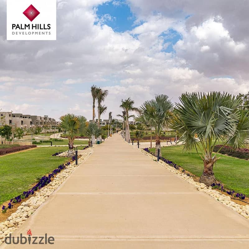 فيلا 191م بخصم 30% و فيو على لاند سكيب فى بالم هيلز القاهرة الجديدة قسط 8 سنين palm hills new cairo 1