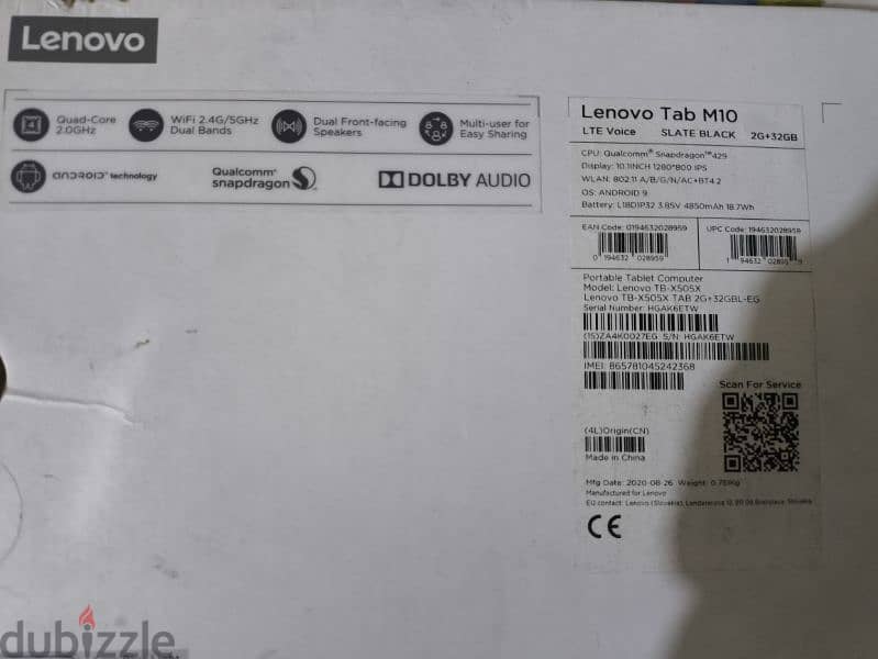 tablet Lenovo m10 hd 2/32 استخدام بسيط 2