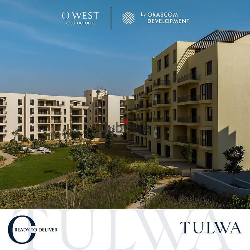 Apartment for sale ready to deliver 181 sqm at O west compound october , mins to mall of egypt 6