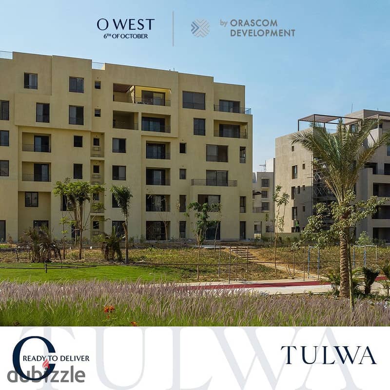 Apartment for sale ready to deliver 181 sqm at O west compound october , mins to mall of egypt 9