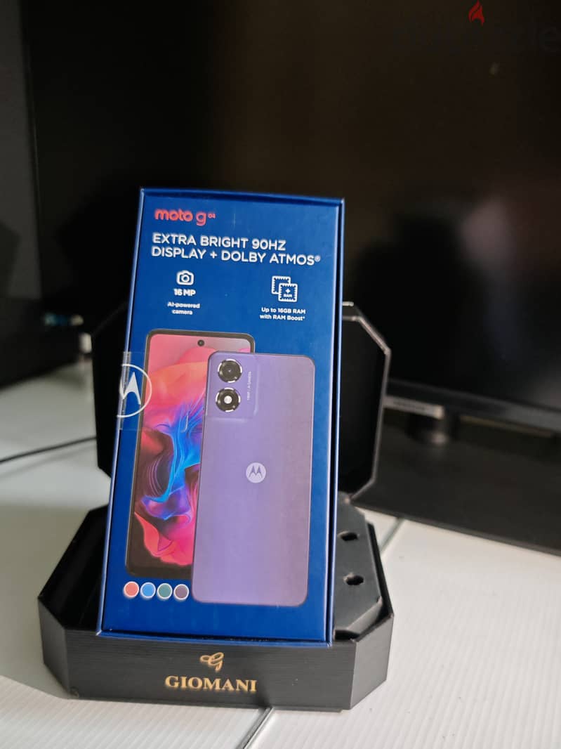 للبيع تليفون جديد متبرشم لم يستخدم رام 8 ذاكره 128 moto g04 sealed 1