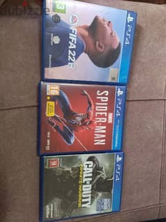 Marvel spider man + call of duty infinite warfare + Fifa 22