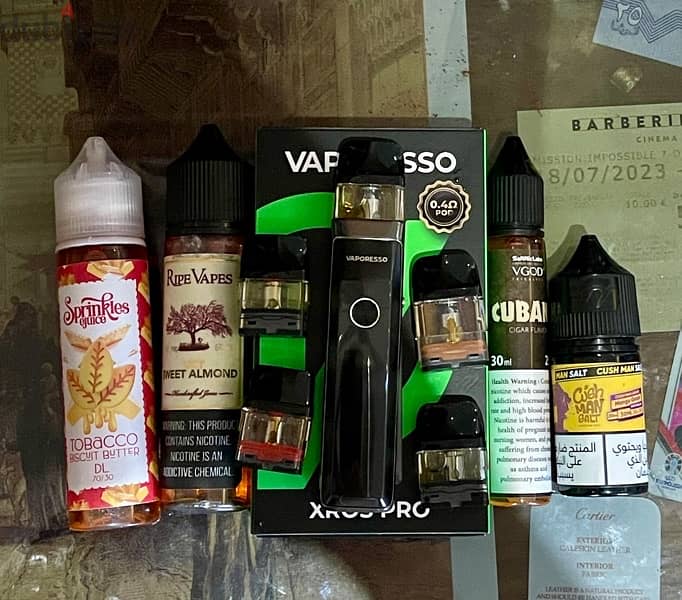 Vaporesso xros pro + premium liquids 0