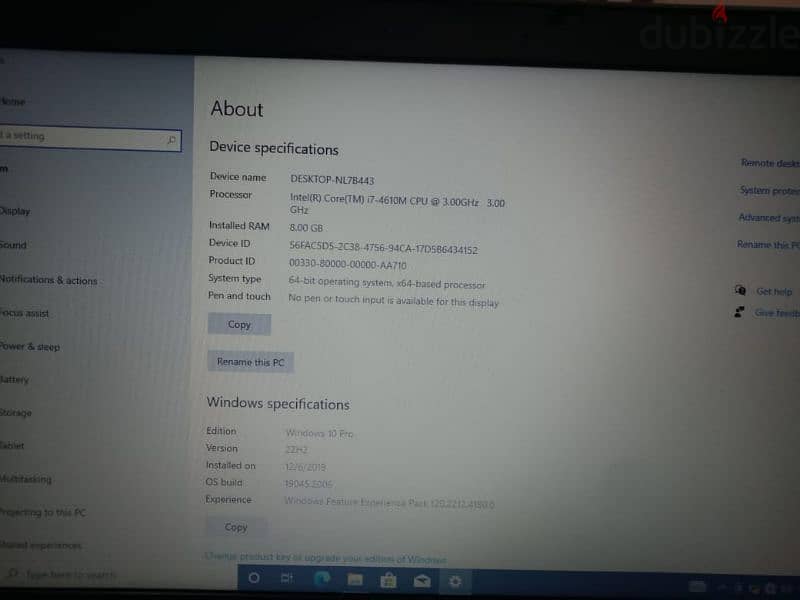 labtop dell lattiude 8gb ram 8 intel memory 1