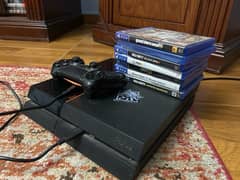 playstation 4 500 gb with games for sale