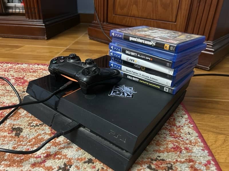 playstation 4 500 gb with games for sale 0