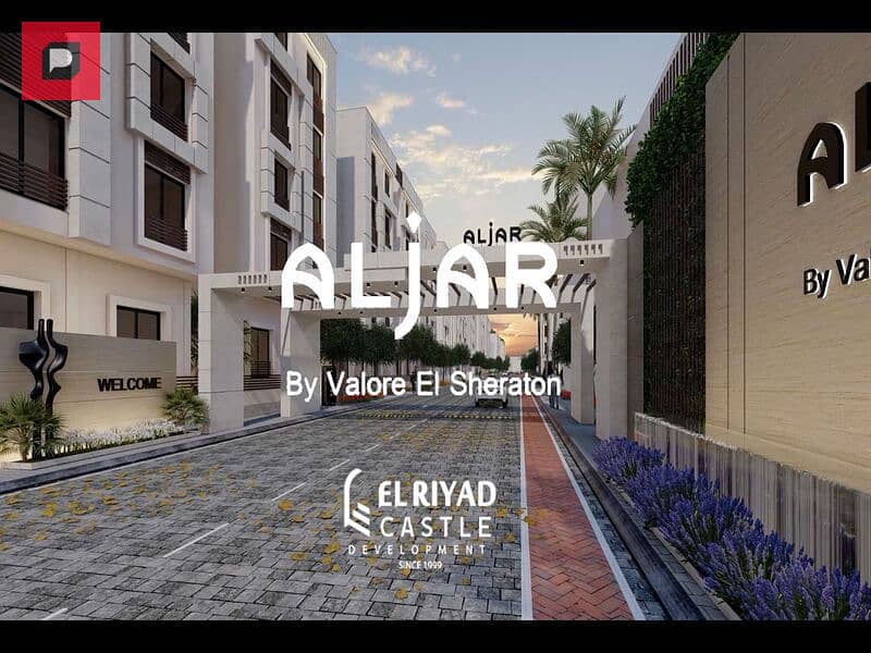 Apartment finished with air conditioners and kitchen for sale in Aljar Valory Compound, New Cairo 14