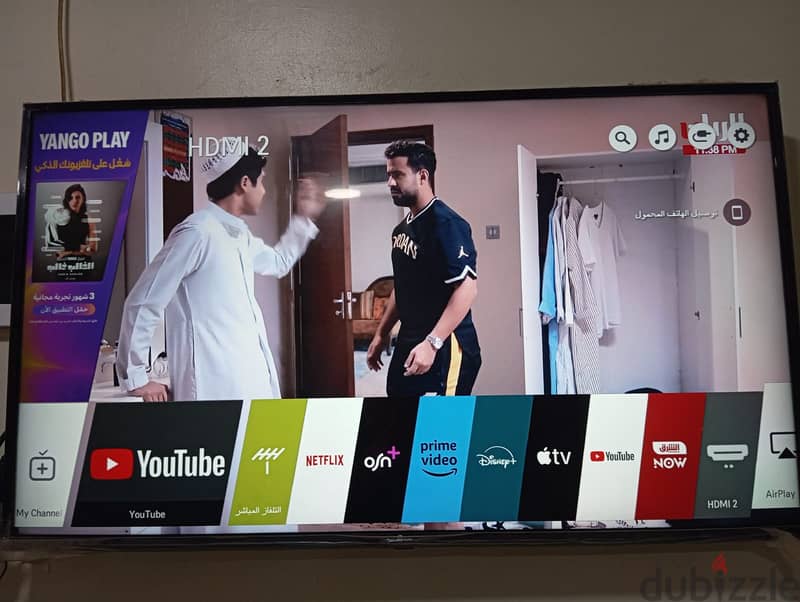 شاشه ال جي اسمارت 4K LG 49 المكان شبر الخيمه 01550564888 2