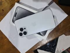 I phone 15 Pro Max 256 White Batrry 100% with box 0