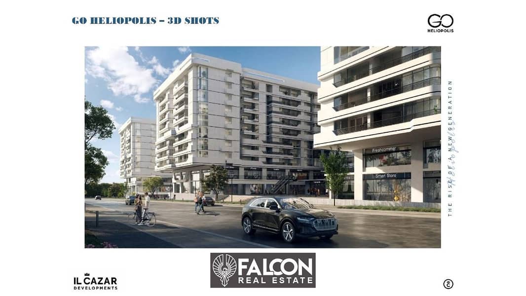 Shop for sale,76 m in 4-year installments, in Heliopolis on Nozha Road 3