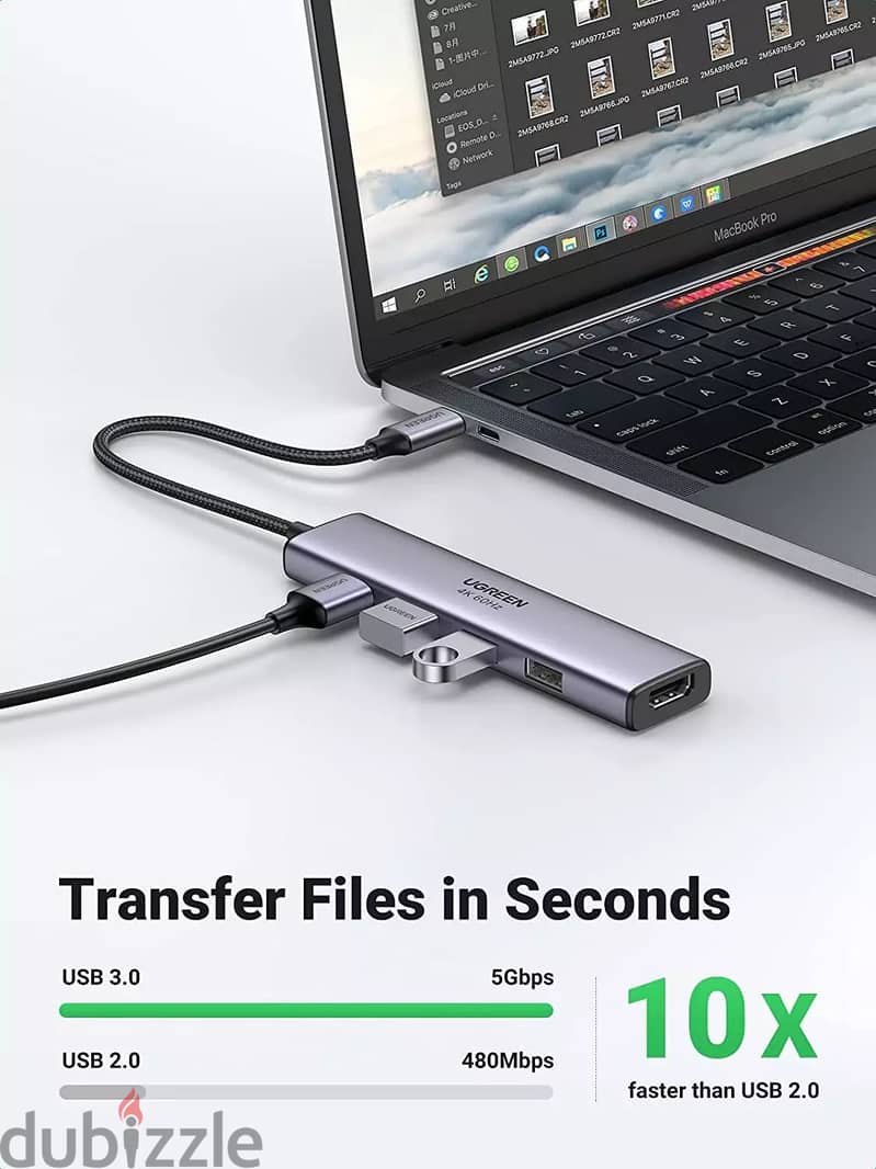 UGREEN Revodok 5-in-1 USB-C Hub with 4K HDMI 2