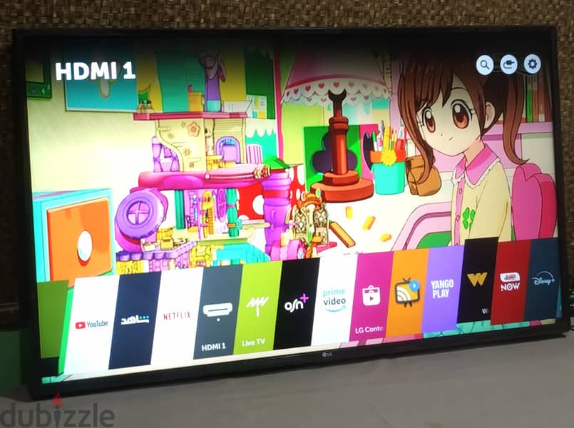 شاشه LG 49 سمارت بالكرتونه ريسيفر داخلي استخدام بسيط 10