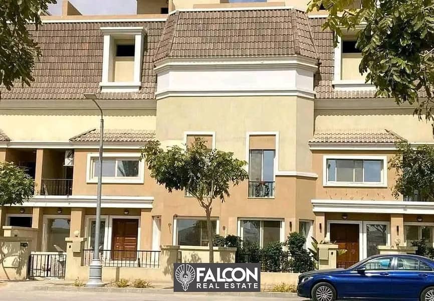 Corner Town House Villa 206m With Distinctive Division Prime Location For Sale In Sarai New Cairo Next To Madinaty 5