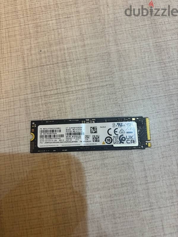 Samsung NvMe Ssd for laptop 1