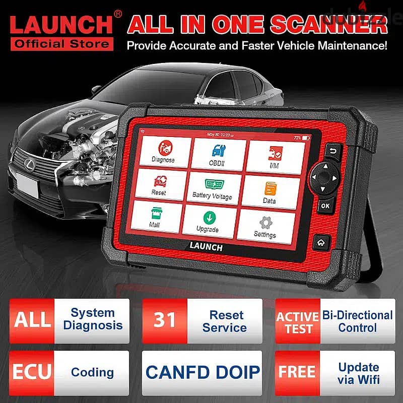 Launch X431 Crp919e Car Diagnostic Tool Scanner جهاز فحص السيارة لانش 7