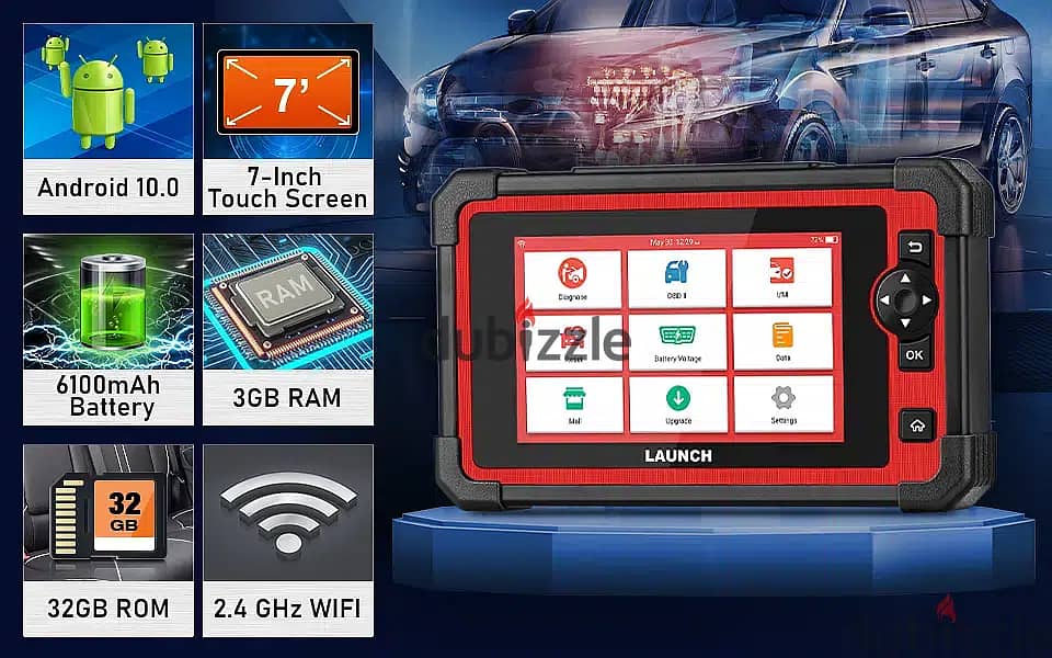 Launch X431 Crp919e Car Diagnostic Tool Scanner جهاز فحص السيارة لانش 9