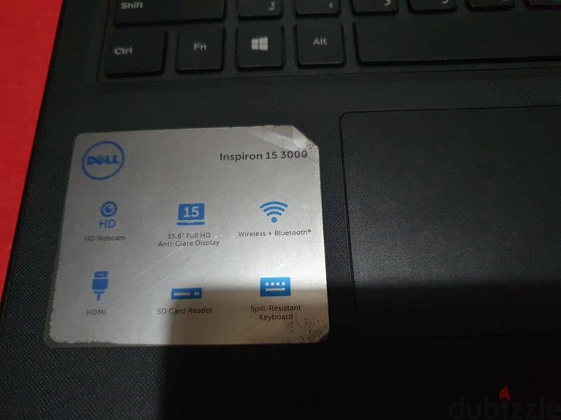 dell inspiron 15 3000 core i7 8th gen + هارد تيرا هديه 6