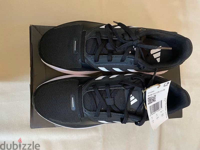 adidas runfalcon 2 women size 39 1/3 original new with box 3