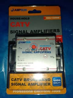 ٢ مكبر إشارة واحد في أثنين (CATV BROADBAND SIGNAL AMPLIFIER)