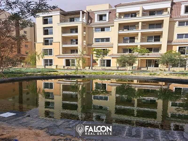 Corner Apartment 156m With Distinctive Division Prime Location For Sale In Sarai New Cairo Next To Madinaty 3