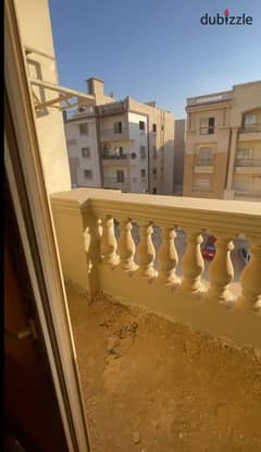 For sale a second floor apartment with a balcony in the Fifth Settlement Semi-finished 170 meters, second floor