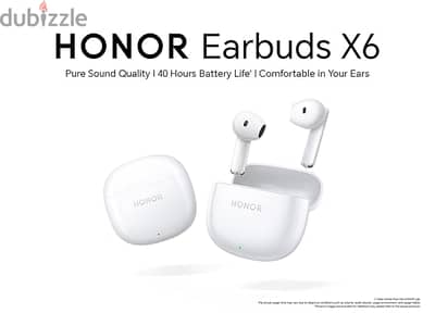 احصل على سماعات HONOR Earbuds X6 الأصلية - جودة صوت مذهلة وعمر بطارية