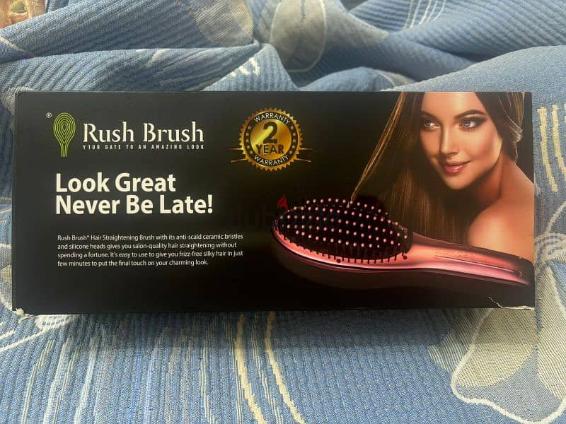 Rush Brush hair straighteining 4