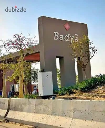 Townhouse Corner for sale with distinctive design at the best price and the best facilities in Badya Palm Hills Compound 14