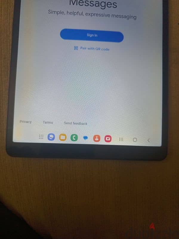 Samsung tablet A7 lite 5