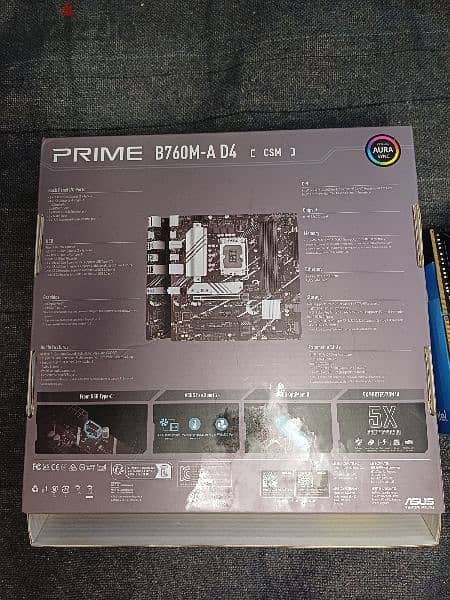 باندل بوردة ورامات ASUS PRIME B760M-A/ RAM FURY RGB 2×8 3200 1