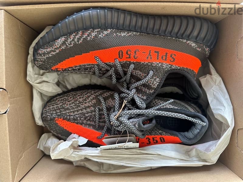 Brand new in box sneakers adidas Yeezy carbon beluga size 37 1/3 2