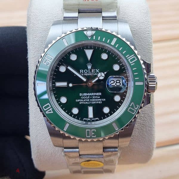 Rolex submariner Hulk, Swiss ETA 3135 movement, 904L Steel, Replica 2