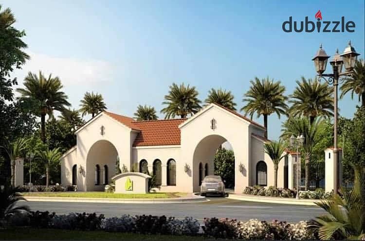 Duplex Garden 243m for sale in palm island El Shorouk - 10 years installments 2