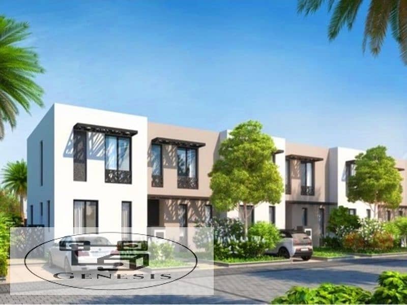 own an apartment with a garden in Badya Palm Hills, in the heart of 6th of October City. 9