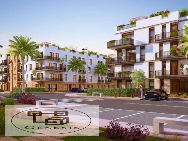 own an apartment with a garden in Badya Palm Hills, in the heart of 6th of October City. 10