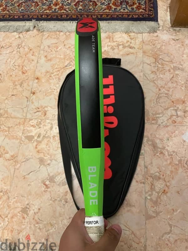 Padel Wilson blade racket as new 3